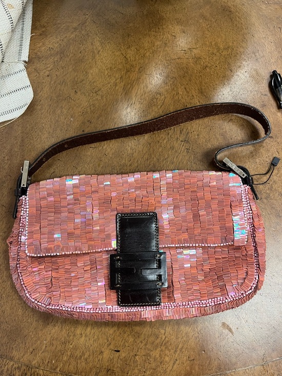 Fendi Handbags - Fendi sequin baguette